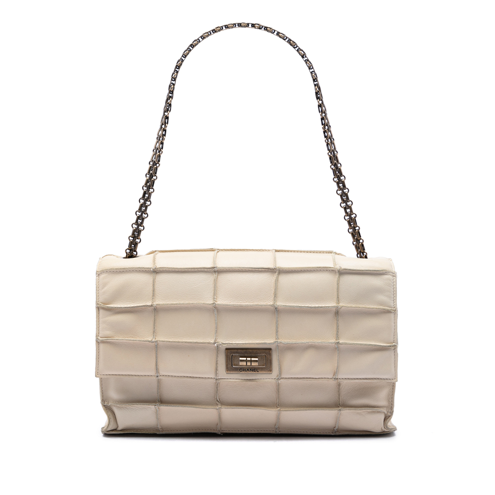 Pre-Loved Chanel Identification Lambskin Patchwork Reissue 2.55 Flap